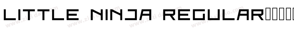 little ninja Regular字体转换